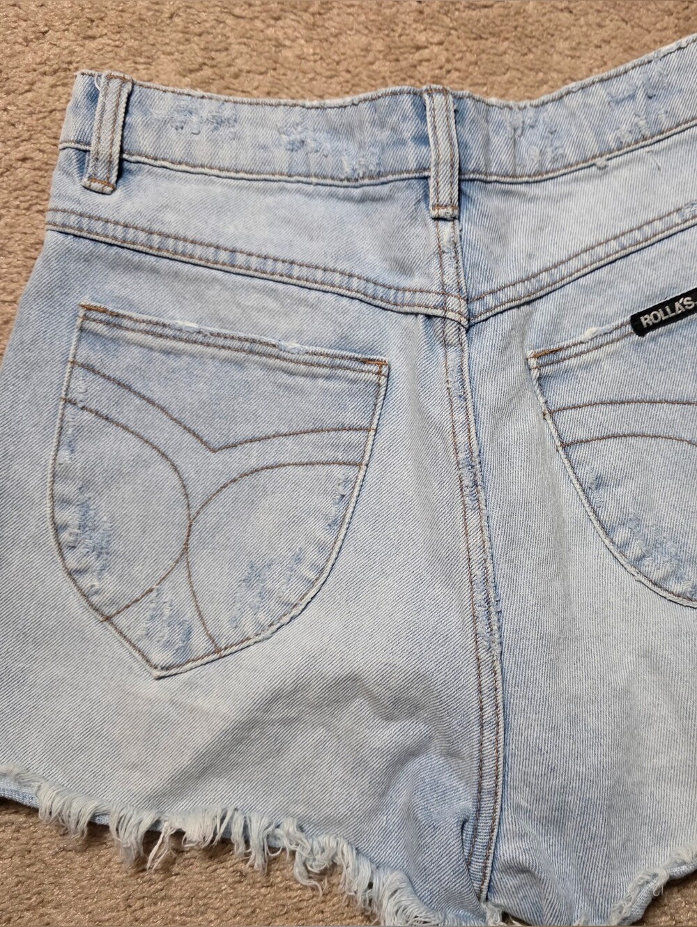 Rollas High Rise Duster Shorts in G'day Mate 27